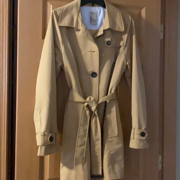 ll bean trench coat